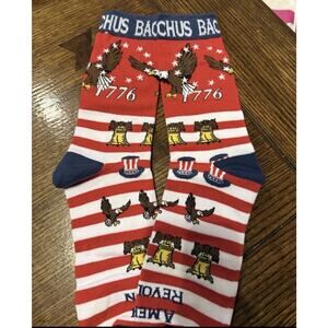 Bacchus 2026 Socks Revolution New Orleans Mardi Gras Krewe Favor Throw BR2326EW